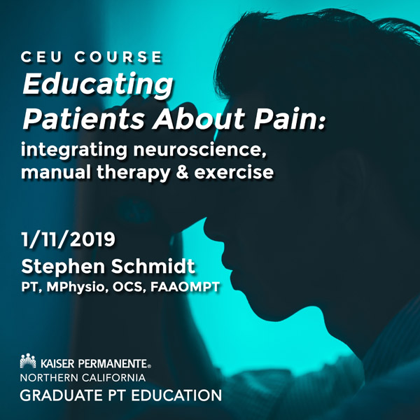 Educating Patients about Pain – 01/11/2019